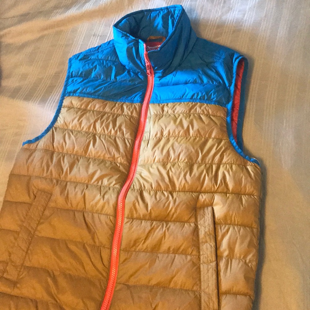 Unisex Blue bronze bubble vest